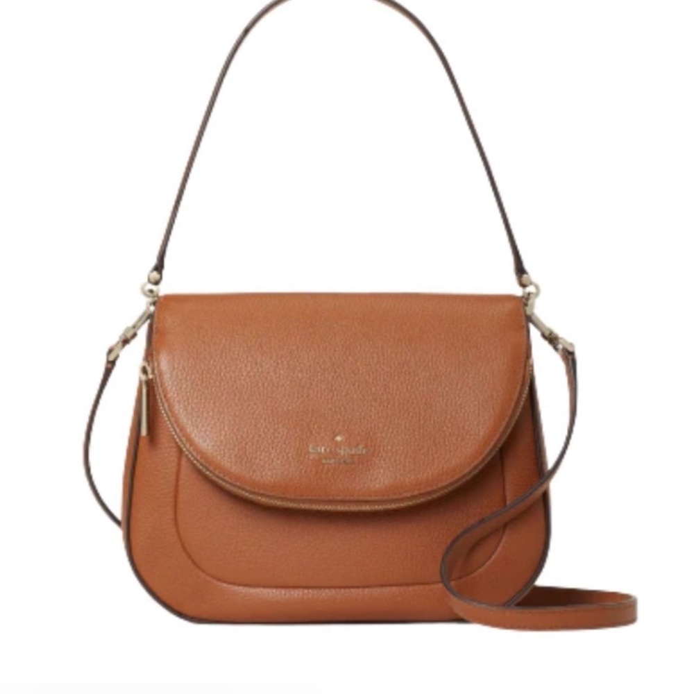 Beautiful gingerbread colored cross body/shoulder Kate spade new without tags